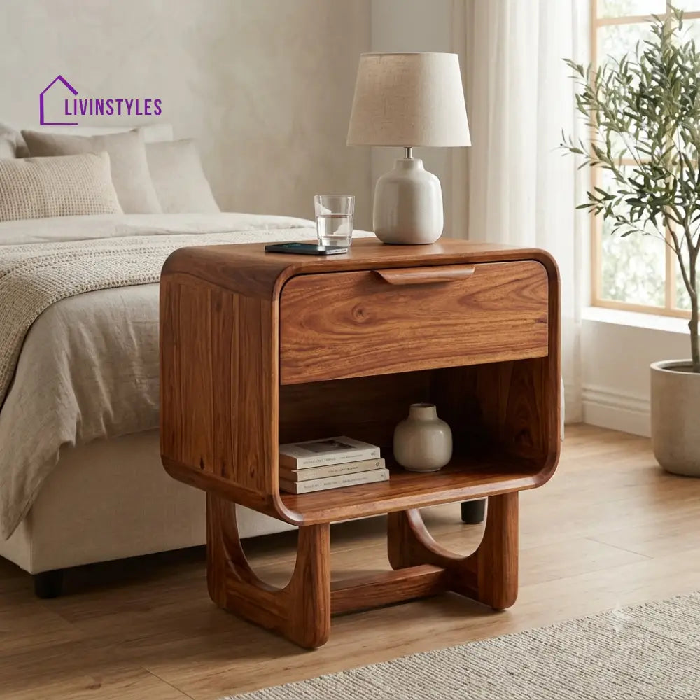 Oluwadarasimi Premium Wooden Bedside Table | Side Table for Bedroom