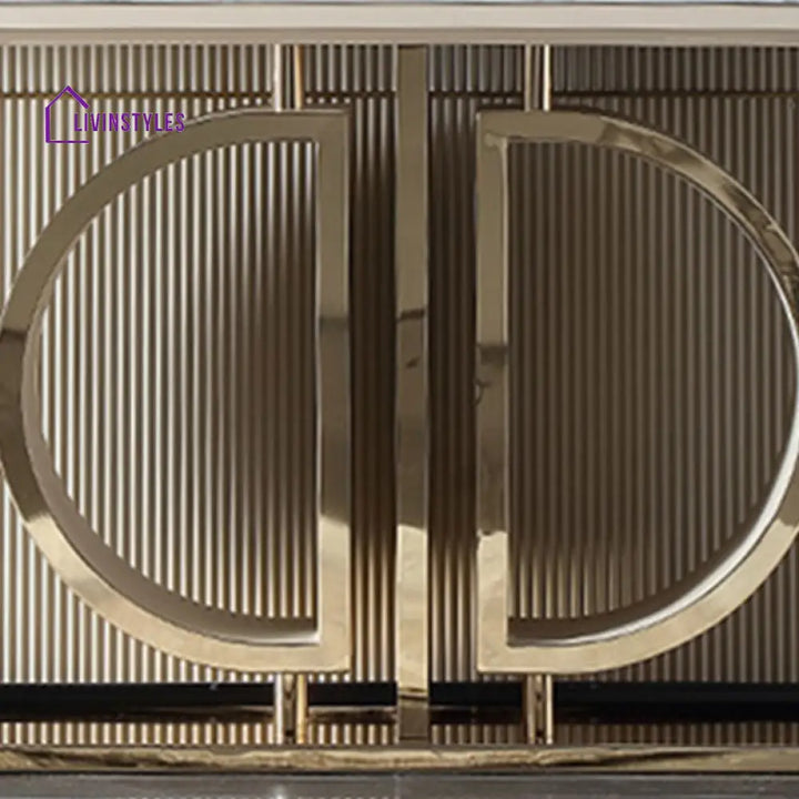 Omkaar Stainless Steel Living Room Console Table