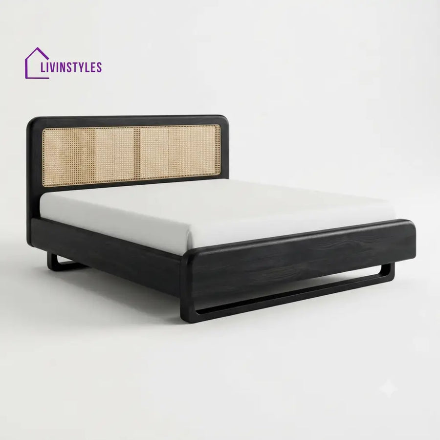 Onthatile Wooden Double Bed | King Size Bed | Queen Size Bed - Bed Without Storage