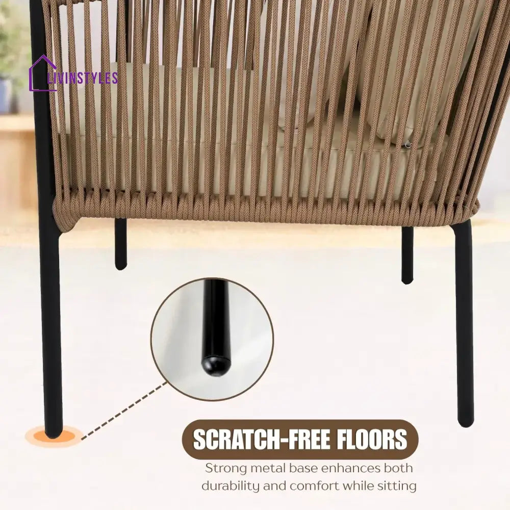 Oorja Outdoor 4 Seater Rope Sofa Set - Sofa Set