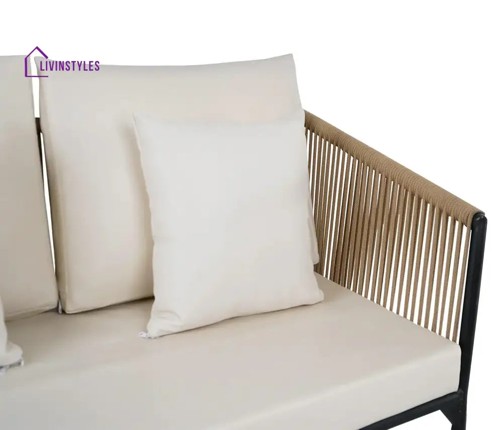 Oorja Outdoor 4 Seater Rope Sofa Set - Sofa Set