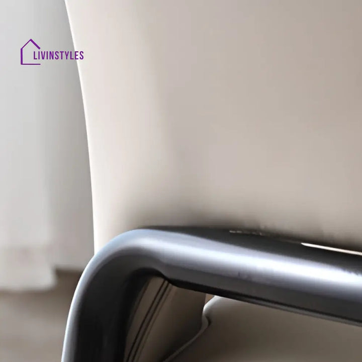 Oorvi Metal Dining Chair | Stainless Steel