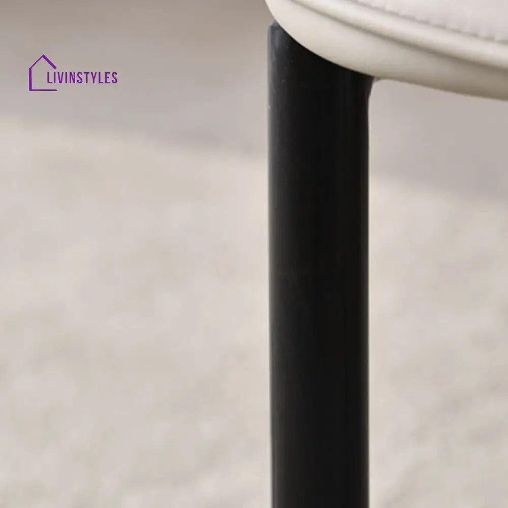 Oorvi Metal Dining Chair | Stainless Steel
