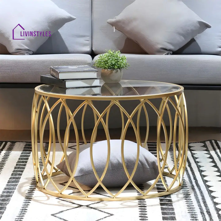 Oorvika Stainless Steel Coffee Table for Living Room