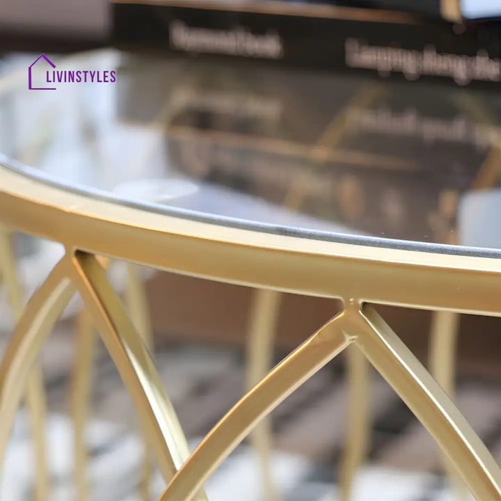 Oorvika Stainless Steel Coffee Table for Living Room