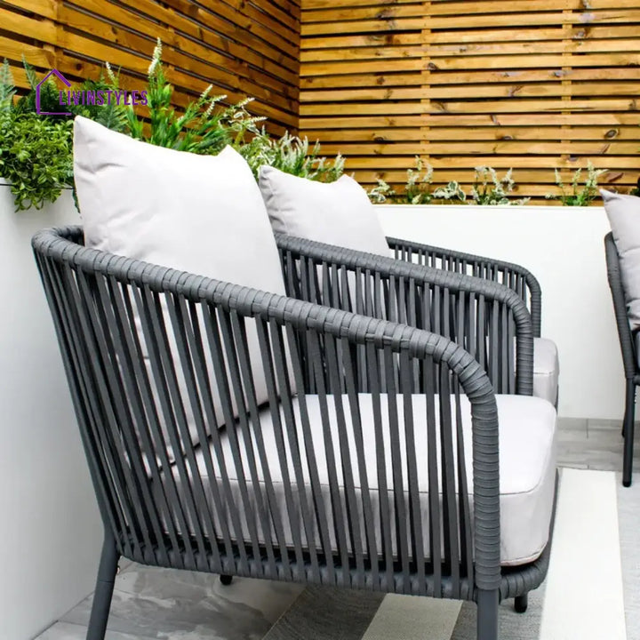 Ophelia 5-Seater Outdoor All-Weather Rope Sofa Set - Sofa Set