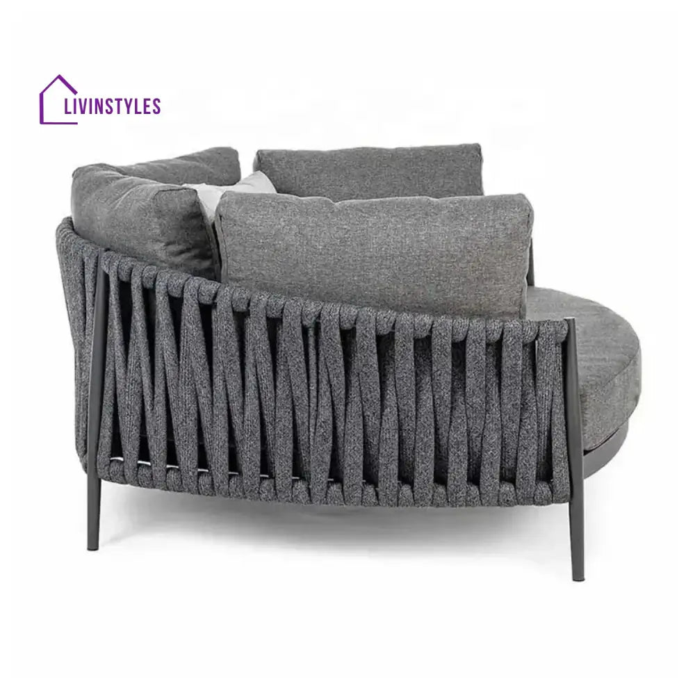 Ophelie Outdoor Patio Rope Daybed for Garden - Daybed