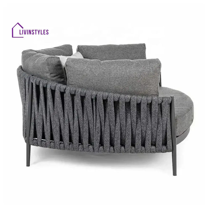 Ophelie Outdoor Patio Rope Daybed for Garden - Daybed