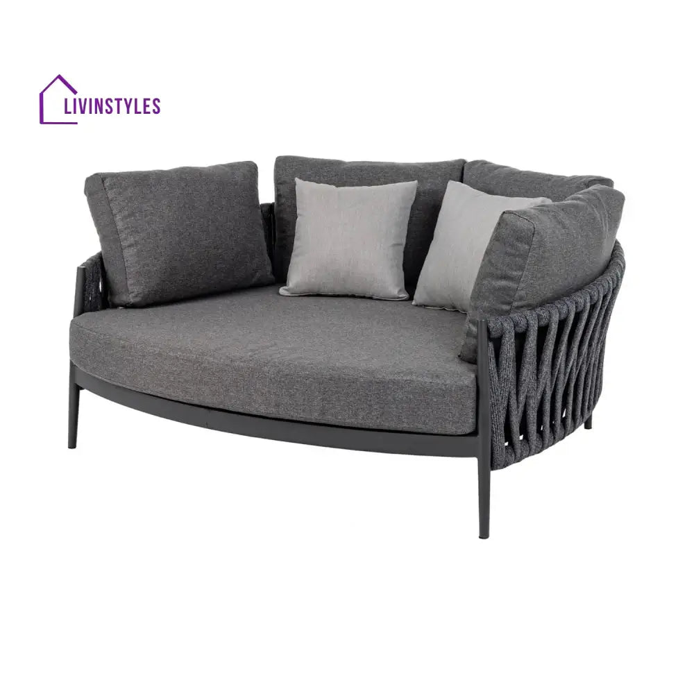 Ophelie Outdoor Patio Rope Daybed for Garden - Daybed