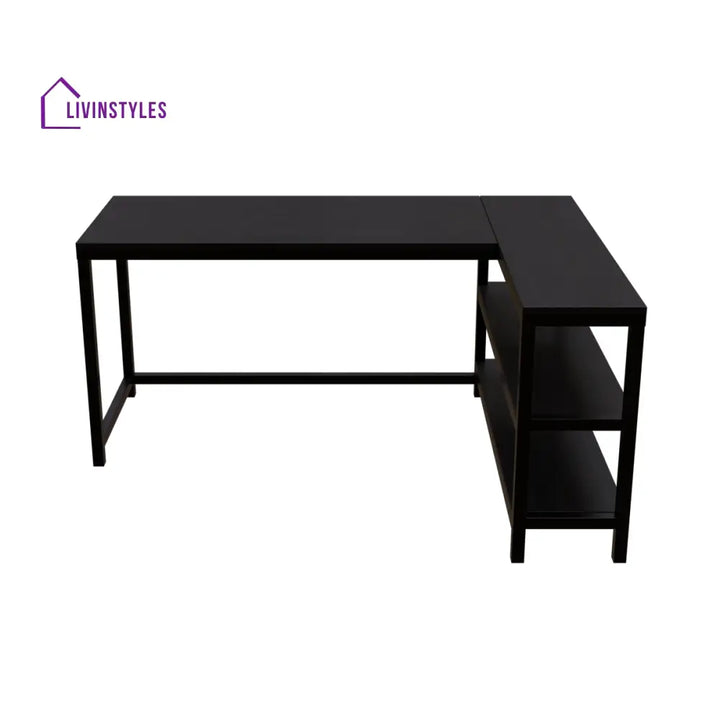 Optimus L shape desk with Storage Design | Computer Table | Study Table for Home - Workstations & Cubicles