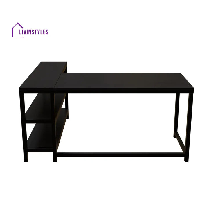 Optimus L shape desk with Storage Design | Computer Table | Study Table for Home - Workstations & Cubicles