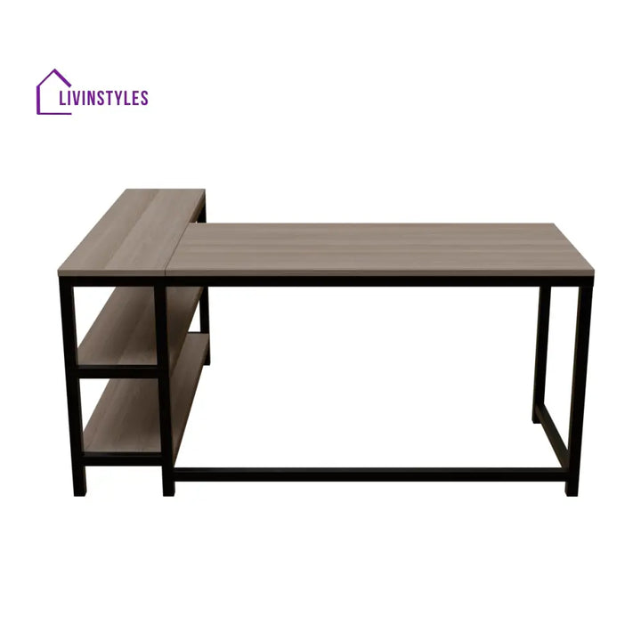 Optimus L shape desk with Storage Design | Computer Table | Study Table for Home - Workstations & Cubicles
