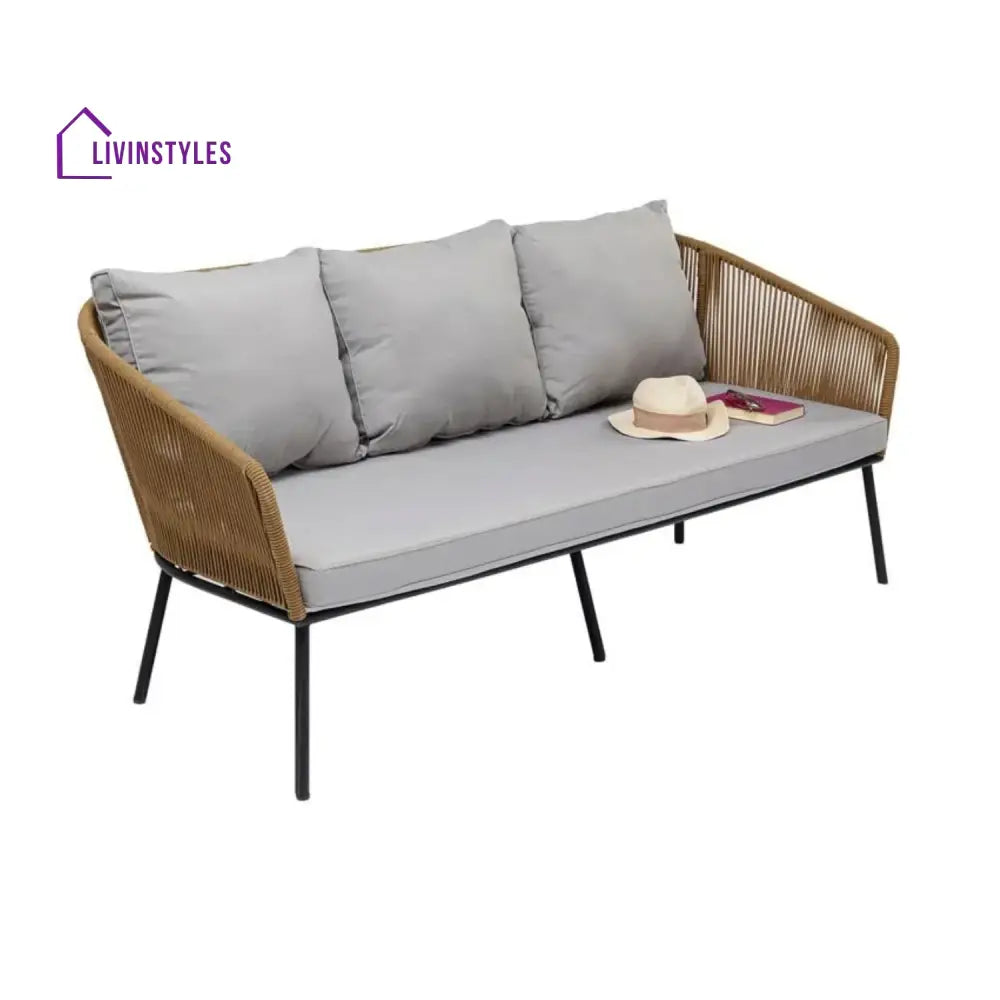 Oriana 5-Seater Outdoor All-Weather Rope Sofa Set Sofa Set