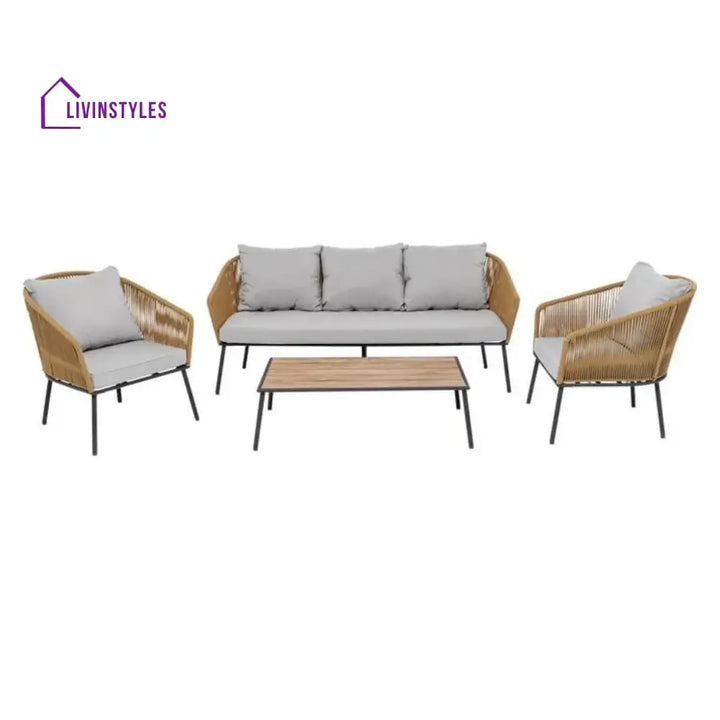Oriana 5-Seater Outdoor All-Weather Rope Sofa Set Sofa Set