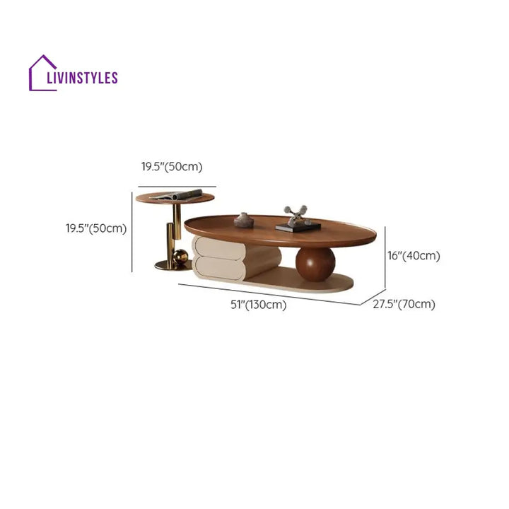Oro Designer Coffee Table for Living Room