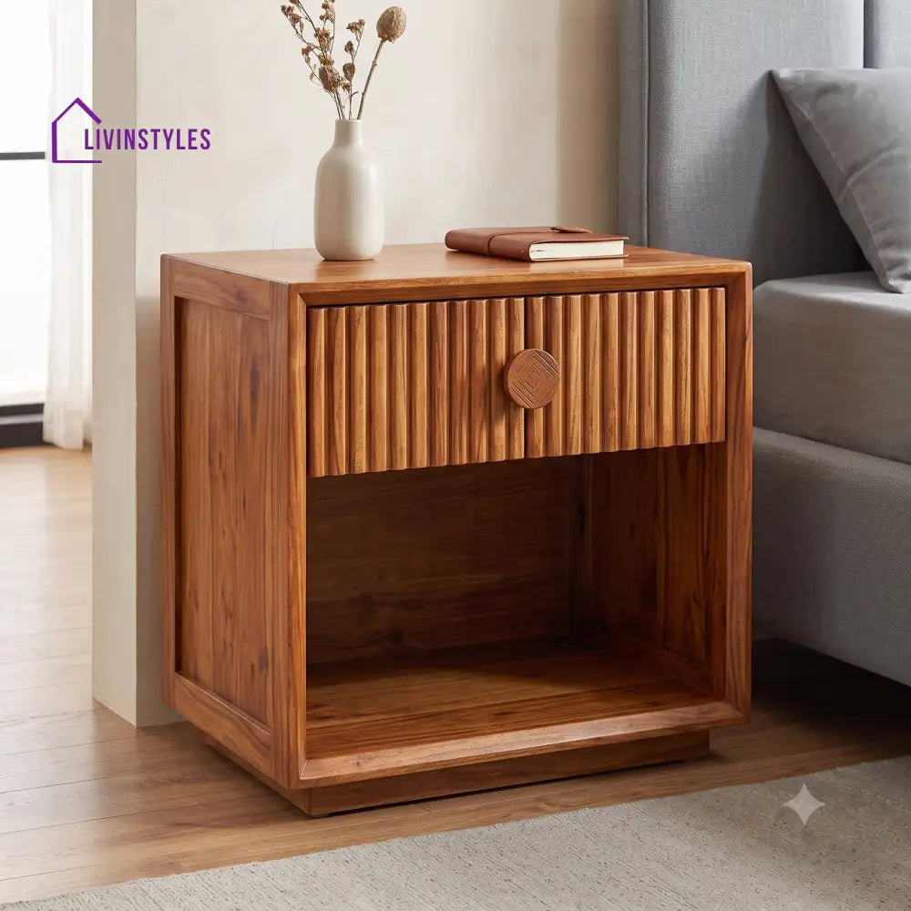 Osinachi Premium Wooden Bedside Table | Side Table for Bedroom