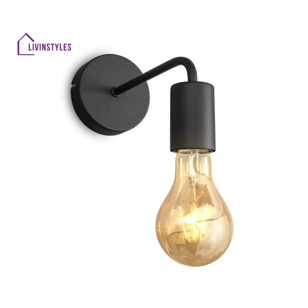 Ostaria Wall Sconce Black Lamp