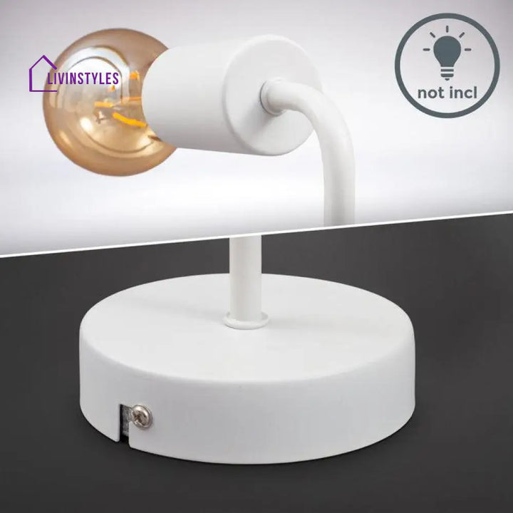 Ostaria Wall Sconce White Lamp