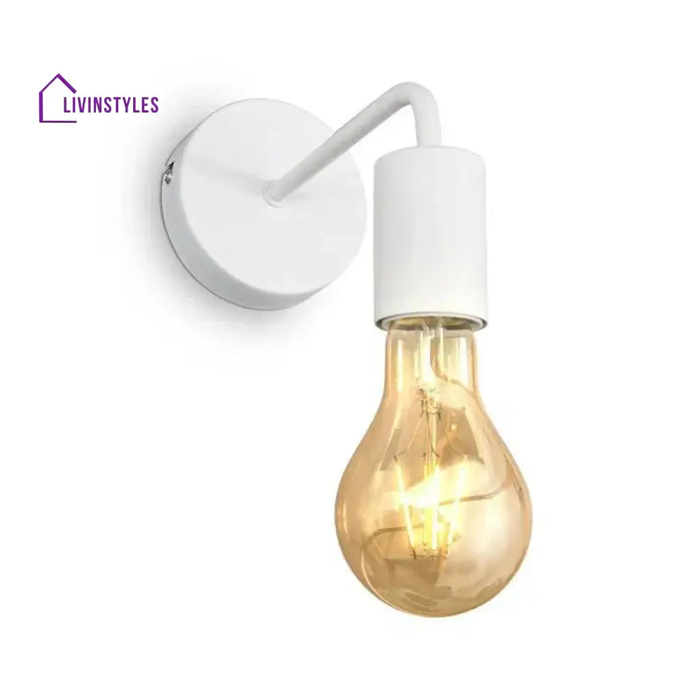 Ostaria Wall Sconce White Lamp