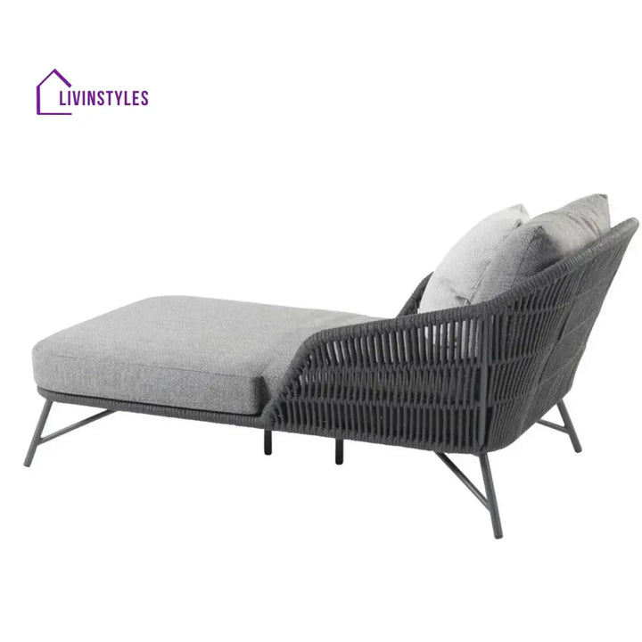 Outdoor Rope Patio Single Seater Daybed All Weather Furniture - Daybed