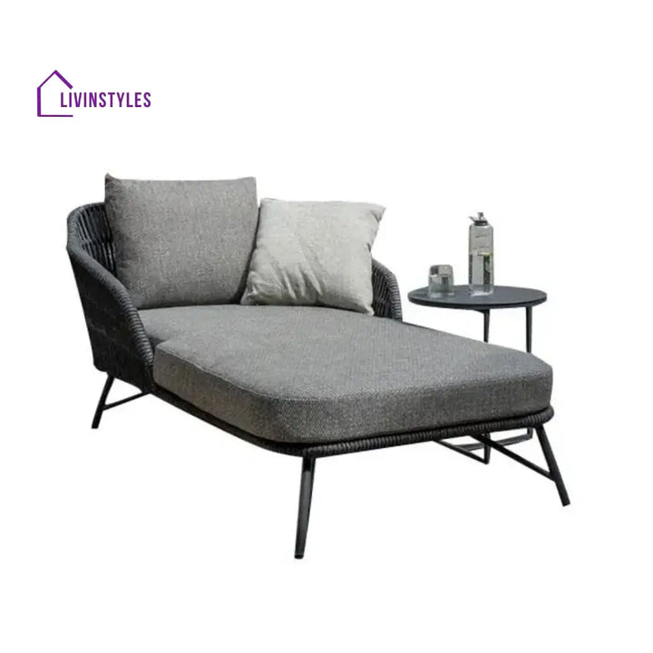 Outdoor Rope Patio Single Seater Daybed All Weather Furniture - Daybed