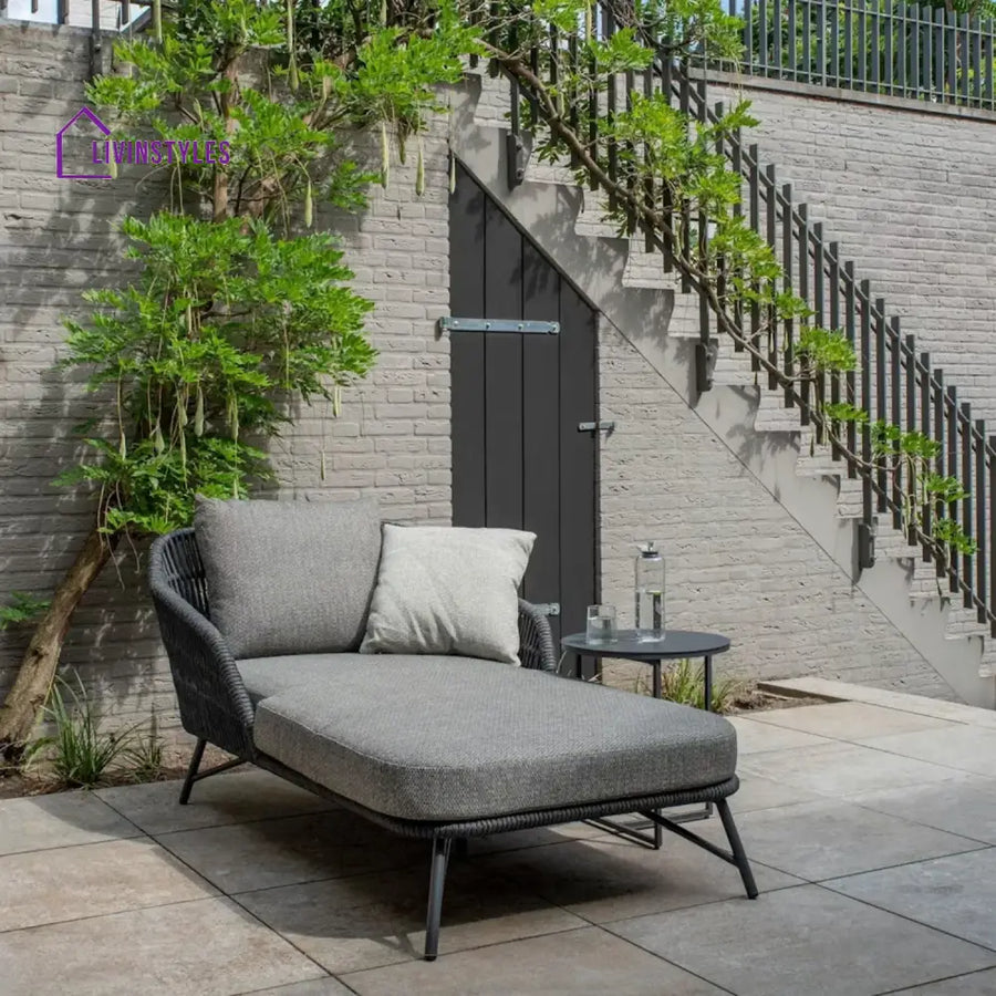 Outdoor Rope Patio Single Seater Daybed All Weather Furniture - Daybed