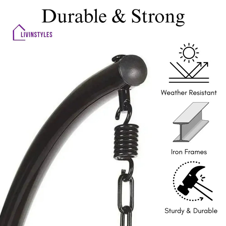 Outdoor Swing and Chair Stand: 200Kg capacity - Swing Stand