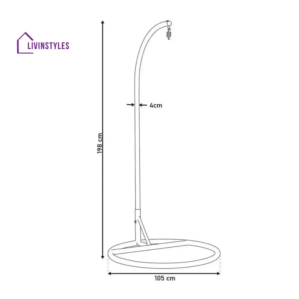 Outdoor Swing and Chair Stand: 200Kg capacity - Swing Stand