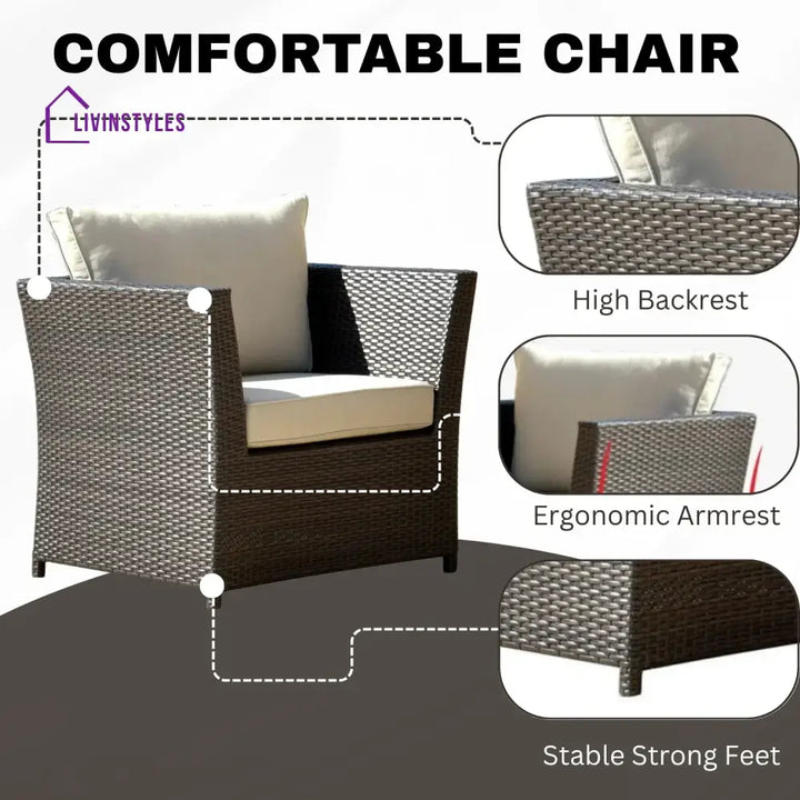 Outdoor Wicker 10 Seater Sectional Sofa Set - Sofa Set