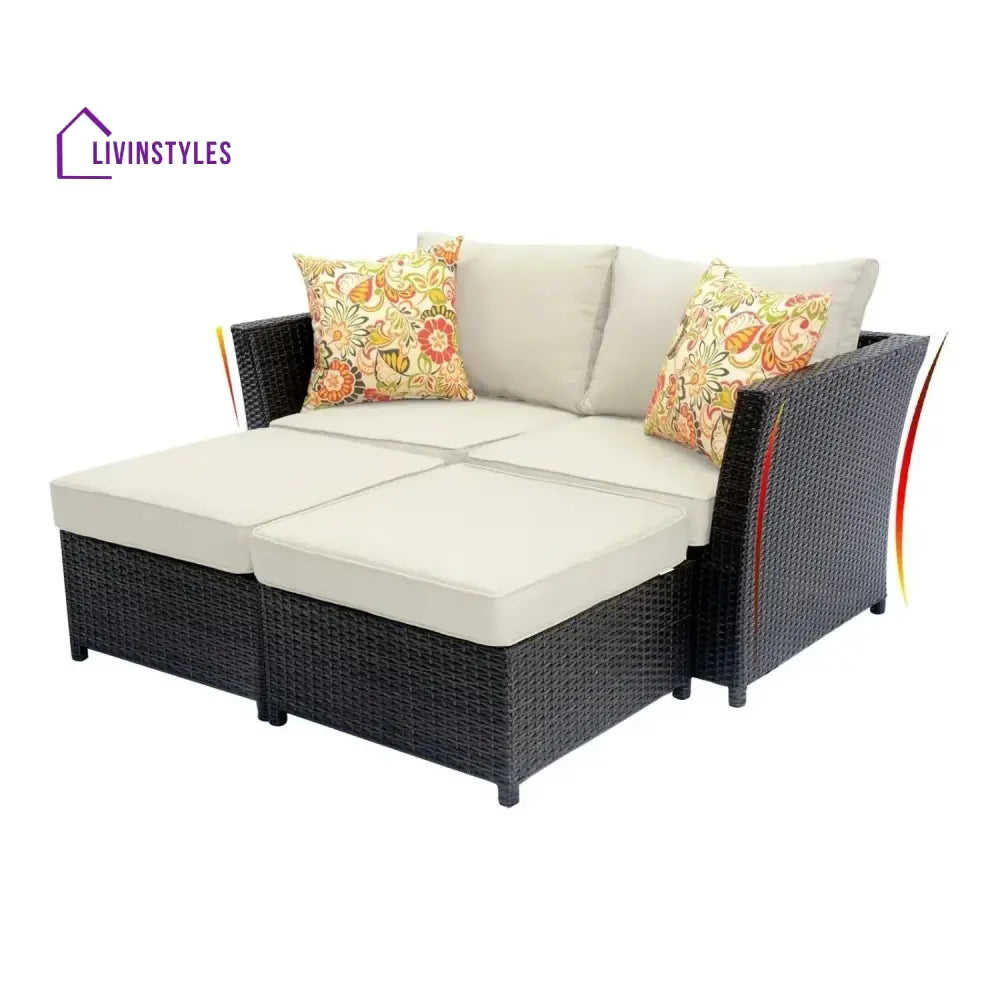 Outdoor Wicker 10 Seater Sectional Sofa Set - Sofa Set