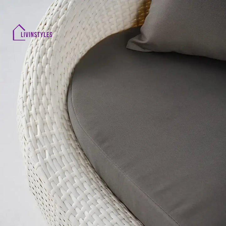Outdoor Wicker 2 Seater Patio Garden Daybed - Daybed