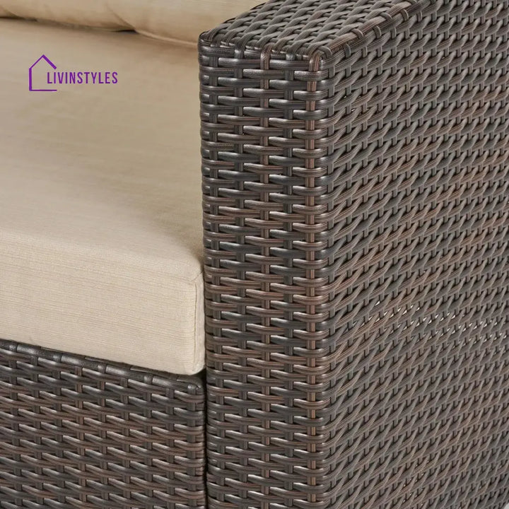 Outdoor Wicker 7-Seater Sofa Set - Sofa Set