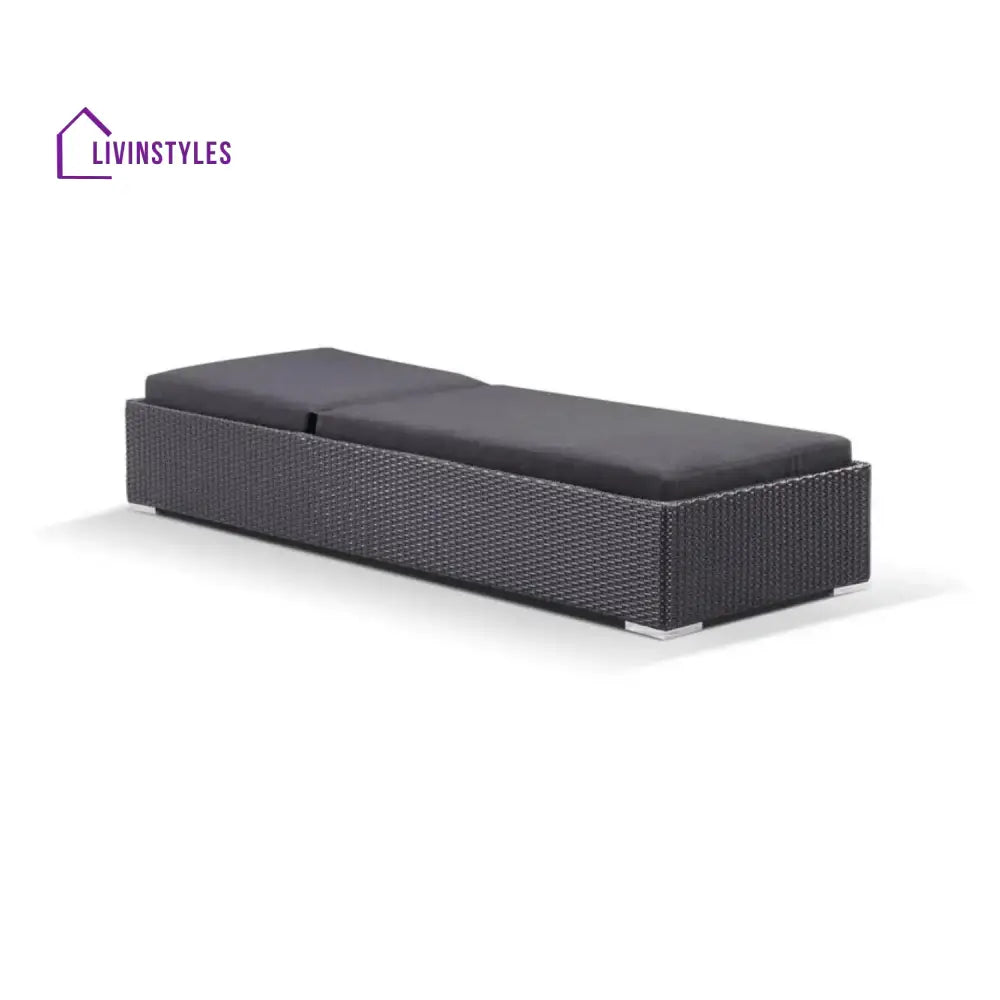 Outdoor Wicker Lounge Chairs Set of 2 - Lounger Set