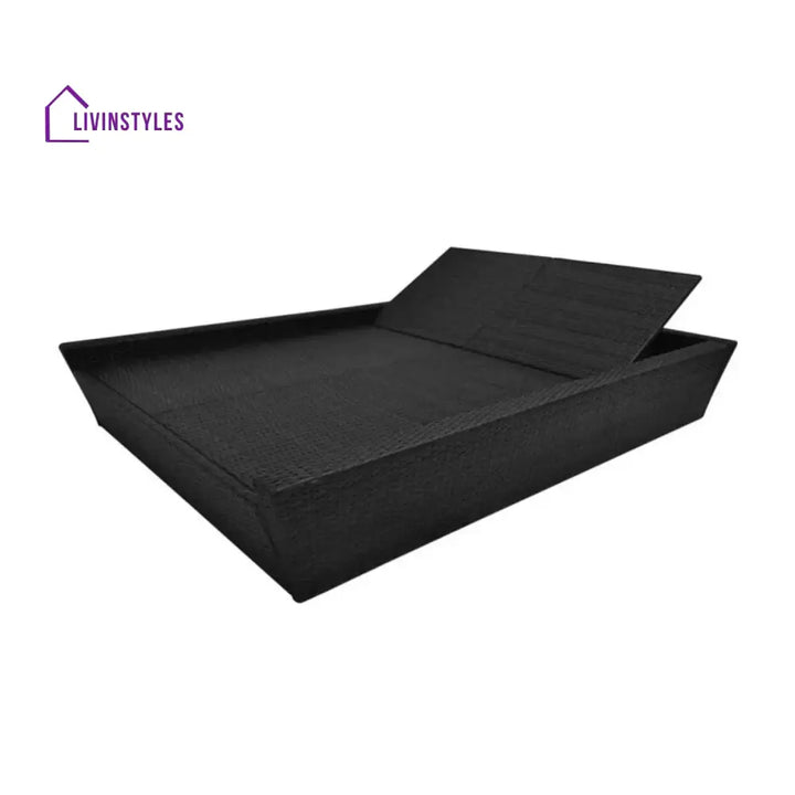 Outdoor Wicker Patio Double Seater Recliner Daybed - Daybed