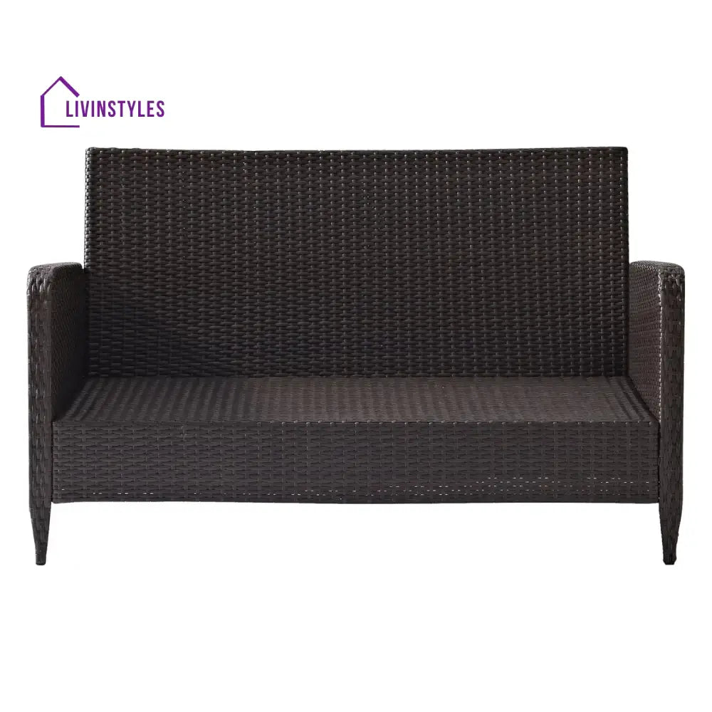 Outdoor Wicker Single Seater Loveseat Sofa - Sofa Set