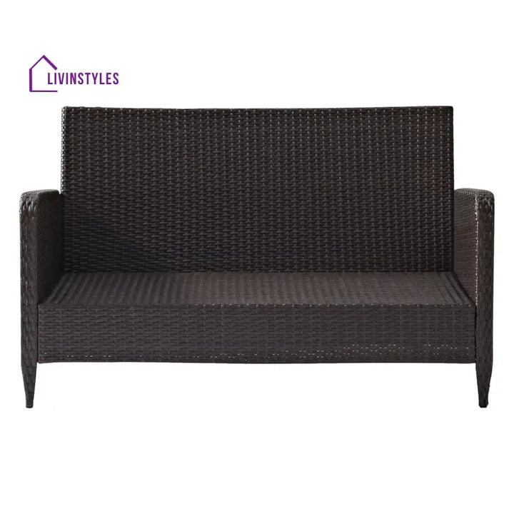 Outdoor Wicker Single Seater Loveseat Sofa - Sofa Set