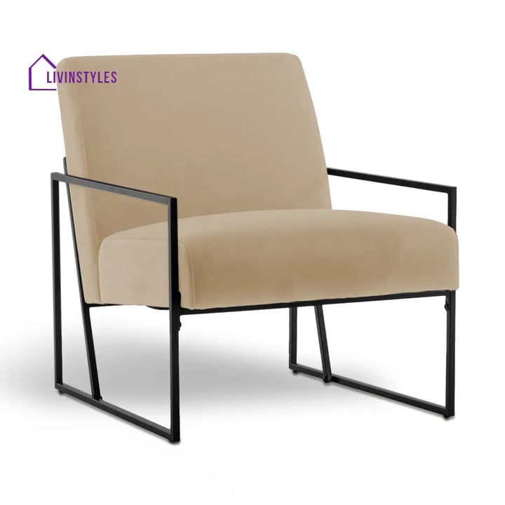 Oviya Metal Frame Living Room Chair