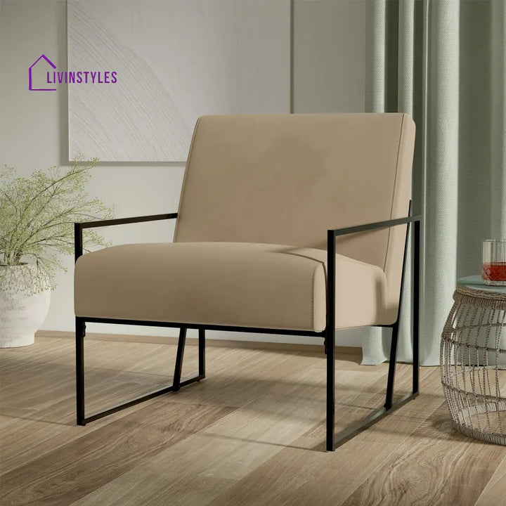 Oviya Metal Frame Living Room Chair