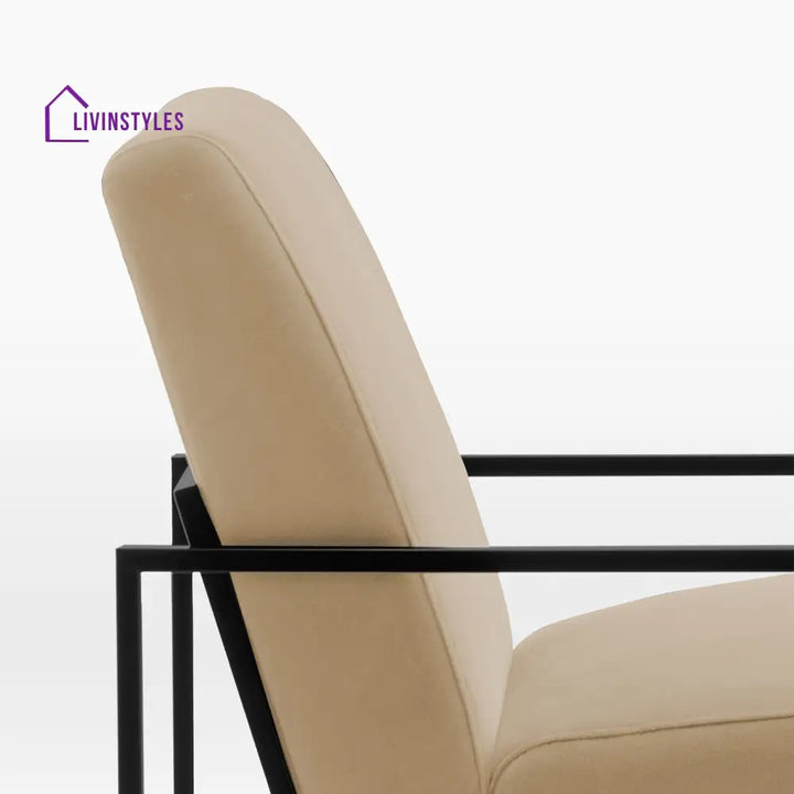 Oviya Metal Frame Living Room Chair