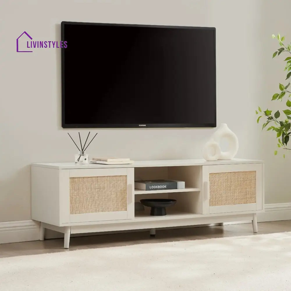 Pablo TV Unit for TVs up to 60’’- White - TV Unit
