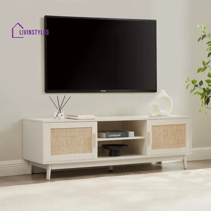 Pablo TV Unit for TVs up to 60’’- White - TV Unit