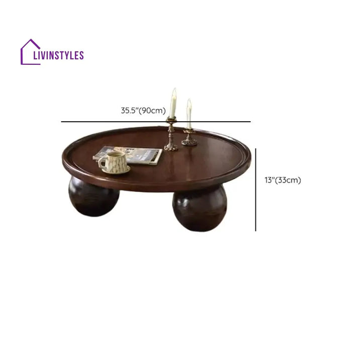 Palak Solid Wood Coffee Table for Living Room