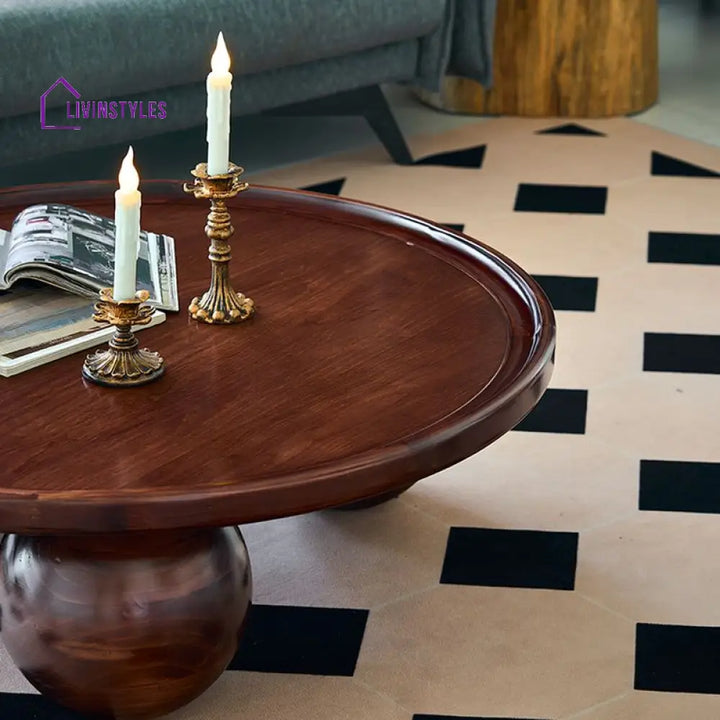 Palak Solid Wood Coffee Table for Living Room