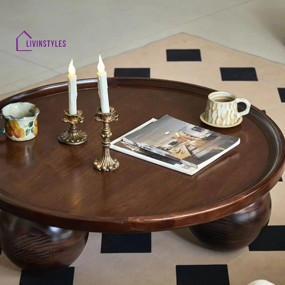 Palak Solid Wood Coffee Table for Living Room
