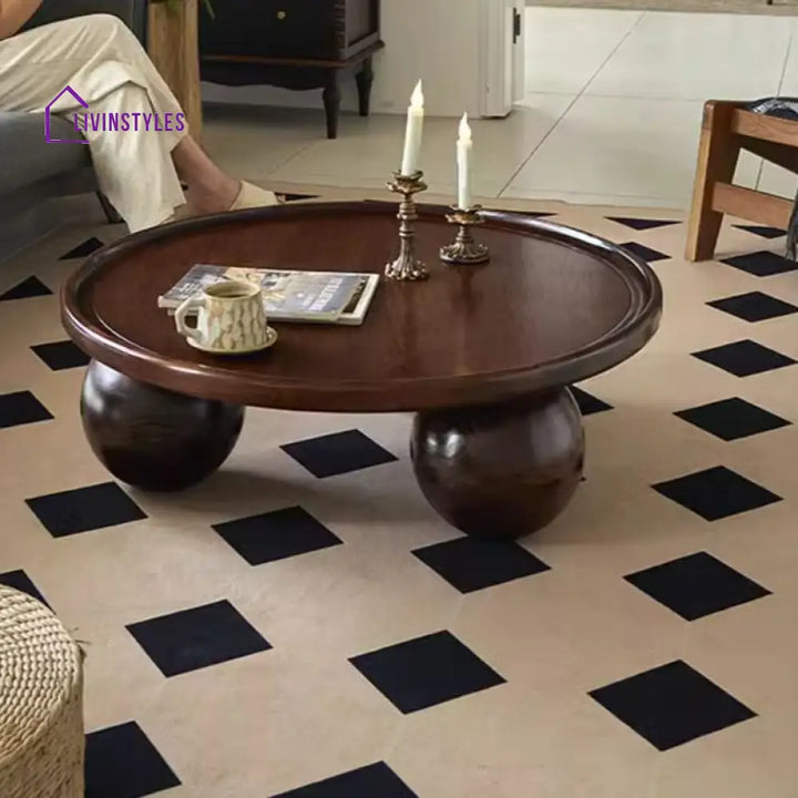Palak Solid Wood Coffee Table for Living Room