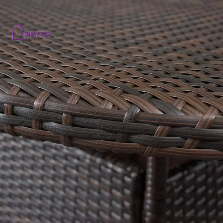 Palesa 7-Piece Outdoor Rattan Wicker Dining Table Set - Dining Set
