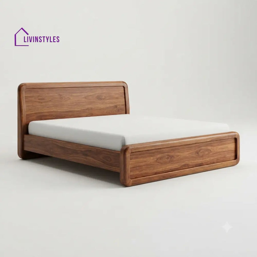 Palesa Wooden Double Bed | King Size Bed | Queen Size Bed - Bed Without Storage