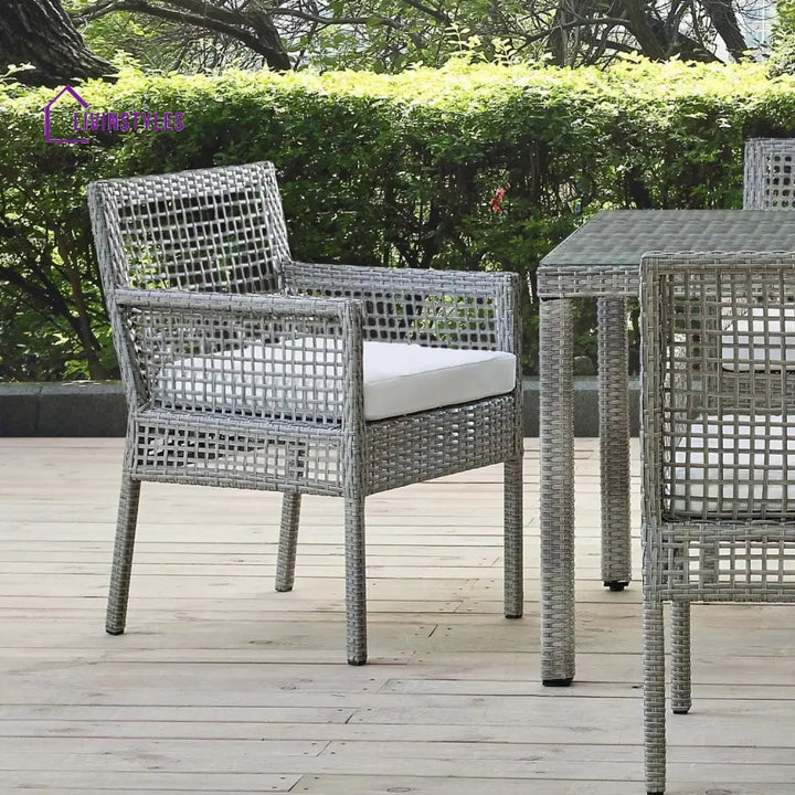 Paloma 1-Piece Outdoor Rattan Wicker Patio Dining Chair - Dinning Chairs