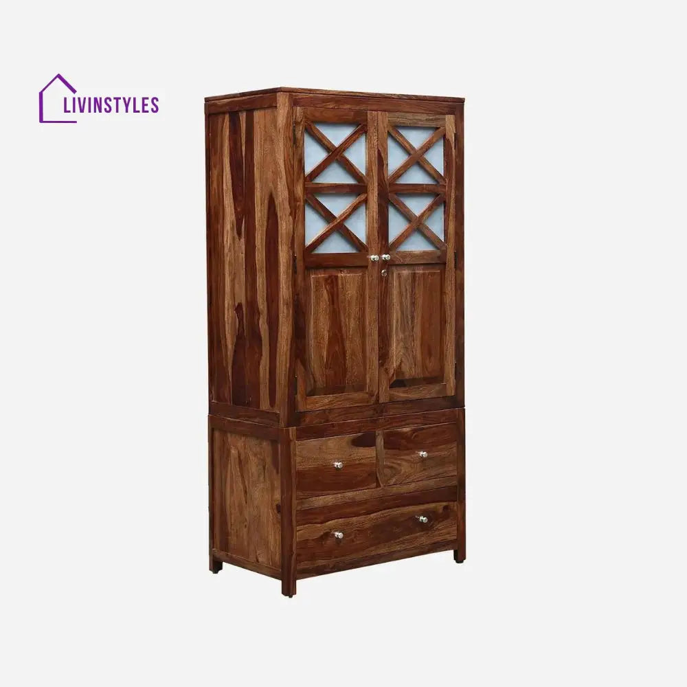 Paloma 2 door sheesham wood wardrobe