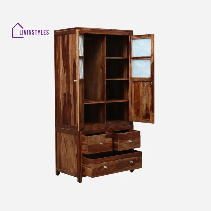 Paloma 2 door sheesham wood wardrobe
